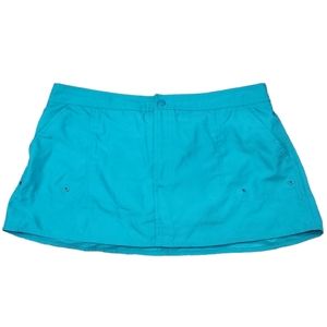 ❤️2/$18 South Point Teal Polyester Athletic Skort Board Short Bottom Mini Skirt